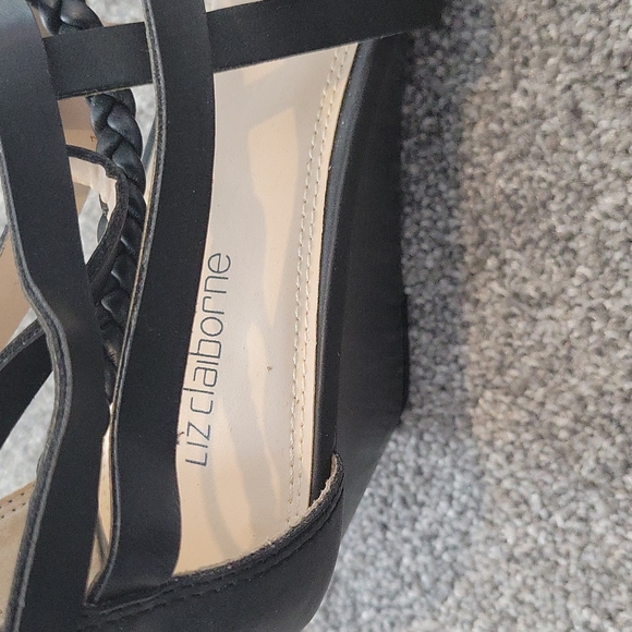NWT Liz Claiborne strappy wedge sandals - Picture 2 of 4